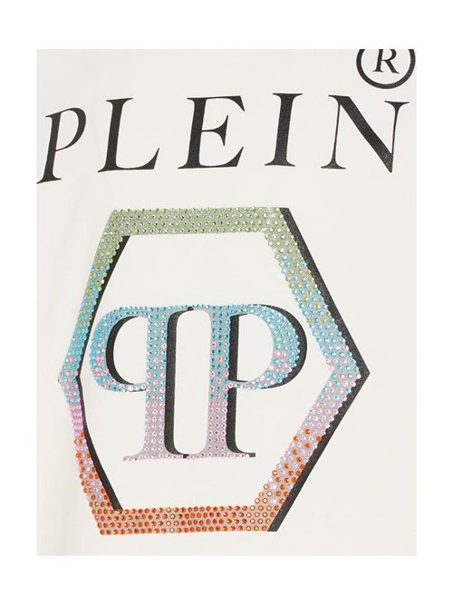 T-shirt, bambina, logata. PHILIPP PLEIN | S6PHJGTH157002